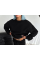 Kışlık Bisiklet Yaka Üç İplik Basic SweatShirt - Siyah Kışlık Bisiklet Yaka Üç İplik Basic SweatShirt - Siyah
