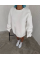 Kışlık Bisiklet Yaka Üç İplik Basic SweatShirt - Beyaz Kışlık Bisiklet Yaka Üç İplik Basic SweatShirt - Beyaz