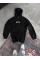 Uzun Kol Kapşonlu Göğüs Baskılı SweatShirt - Siyah Uzun Kol Kapşonlu Göğüs Baskılı SweatShirt - Siyah