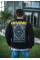 Kışlık Bisiklet Yaka Baskılı SweatShirt - Siyah