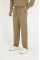 Jakar Kutu Desenli Baggy Eşofman Pantolon - Kahverengi