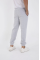 Unisex Kışlık Üç İplik Lastikli Eşofman Pantolon - Gri