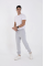 Unisex Kışlık Üç İplik Lastikli Eşofman Pantolon - Gri