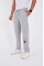 Oversize Üç İplik Baskılı Eşofman Pantolon - Gri