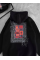 Uzun Kol Kapşonlu Ön Ve Arka Baskılı SweatShirt - Siyah Uzun Kol Kapşonlu Ön Ve Arka Baskılı SweatShirt - Siyah