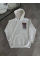 Uzun Kol Kapşonlu Ön Ve Arka Baskılı SweatShirt - Beyaz Uzun Kol Kapşonlu Ön Ve Arka Baskılı SweatShirt - Beyaz