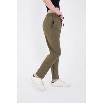 Unisex Üç İplik Basic Eşofman Pantolon - Hakİ Unisex Üç İplik Basic Eşofman Pantolon - Hakİ