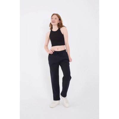 Unisex Üç İplik Basic Eşofman Pantolon - Lacivert Unisex Üç İplik Basic Eşofman Pantolon - Lacivert