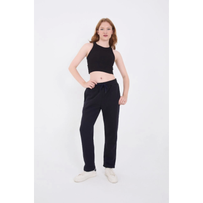 Unisex Üç İplik Basic Eşofman Pantolon - Lacivert Unisex Üç İplik Basic Eşofman Pantolon - Lacivert