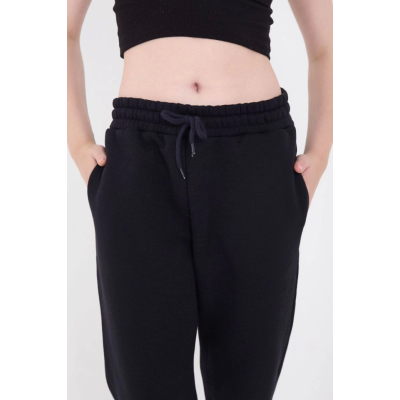 Üç İplik Basic Lastikli Eşofman Pantolon - Lacivert Üç İplik Basic Lastikli Eşofman Pantolon - Lacivert