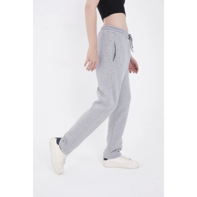 Lastikli Baskılı Eşofman Pantolon - Gri Lastikli Baskılı Eşofman Pantolon - Gri