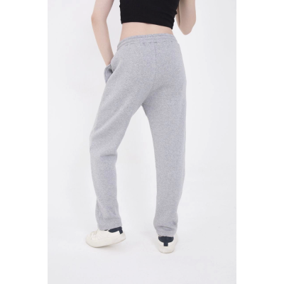 Lastikli Baskılı Eşofman Pantolon - Gri Lastikli Baskılı Eşofman Pantolon - Gri