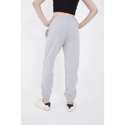Lastikli Baskılı Eşofman Pantolon - Gri Lastikli Baskılı Eşofman Pantolon - Gri