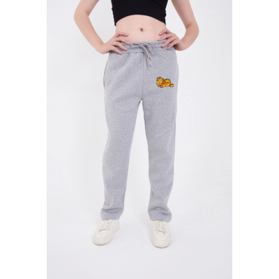 Üç İplik Baskılı Eşofman Pantolon - Gri Üç İplik Baskılı Eşofman Pantolon - Gri