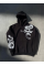 Uzun Kol Kapşonlu Baskılı SweatShirt - Siyah Uzun Kol Kapşonlu Baskılı SweatShirt - Siyah