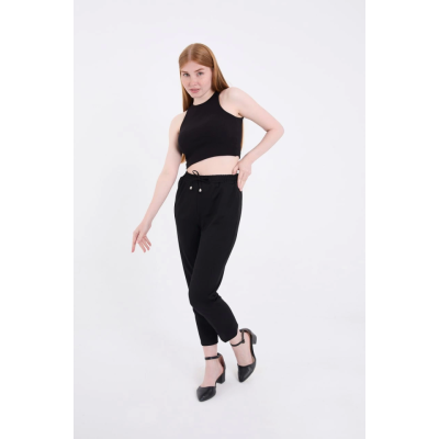Tam Kalıp Basic Eşofman Pantolon - Siyah Tam Kalıp Basic Eşofman Pantolon - Siyah