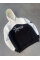 Parçalı Nakış İşlemelı Kapşonlu SweatShirt - Beyaz