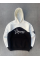 Parçalı Nakış İşlemelı Kapşonlu SweatShirt - Beyaz