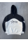 Parçalı Nakış İşlemelı Kapşonlu SweatShirt - Siyah