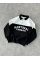Yarım Fermuarlı Parçalı Yakalı SweatShirt - Siyah