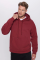 Üç İplik Penye Kapşonlu Basic SweatShirt - Bordo