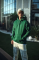 Üç İplik Penye Kapşonlu Basic SweatShirt - Haki