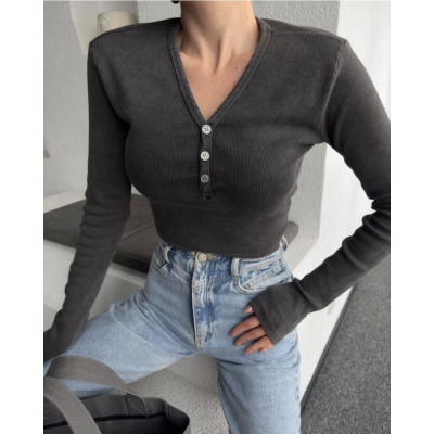 Yıkamalı Crop Yıkamalı Crop