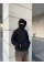 Samuray Kapüşonlu ZIP Fermuarlı Kapüşonlu Özel Tasarım SweatShirt - Siyah Samuray Kapüşonlu ZIP Fermuarlı Kapüşonlu Özel Tasarım SweatShirt - Siyah