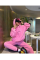 Nakış İşlemeli Üç İplik Sweat Takım- Pembe Nakış İşlemeli Üç İplik Sweat Takım- Pembe
