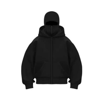 Samuray ZIP Fermuarlı Kapüşonlu SweatShirt- Siyah Samuray ZIP Fermuarlı Kapüşonlu SweatShirt- Siyah