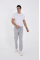 Unisex Üç İplik Basic Eşofman Özel Tasarım Pantolon - Gri