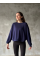 Osy Modal Yumuşak Dokulu Kumaş Bisiklet Yaka Oversize Sweatshirt - Lacivert Osy Modal Yumuşak Dokulu Kumaş Bisiklet Yaka Oversize Sweatshirt - Lacivert