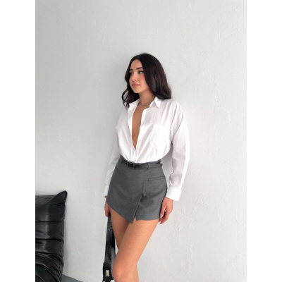 Şortlu Etek - Gri Şortlu Etek - Gri