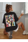 Bisiklet Yaka Baskılı T-shirt - Siyah Bisiklet Yaka Baskılı T-shirt - Siyah