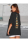Bisiklet Yaka Baskılı T-shirt - Siyah Bisiklet Yaka Baskılı T-shirt - Siyah