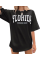 Bisiklet Yaka Baskılı T-shirt - Siyah Bisiklet Yaka Baskılı T-shirt - Siyah