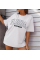 Bisiklet Yaka Baskılı T-shirt - Beyaz Bisiklet Yaka Baskılı T-shirt - Beyaz