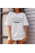 Bisiklet Yaka Baskılı T-shirt - Beyaz Bisiklet Yaka Baskılı T-shirt - Beyaz