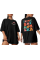 Bisiklet Yaka Kısa Kol Baskılı T-shirt - Siyah Bisiklet Yaka Kısa Kol Baskılı T-shirt - Siyah