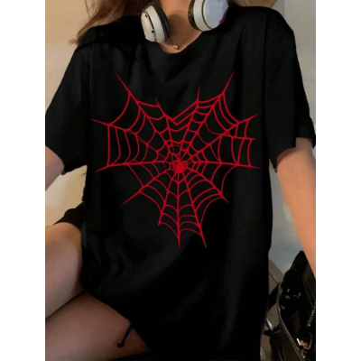 Baskılı T-shirt - Siyah Baskılı T-shirt - Siyah