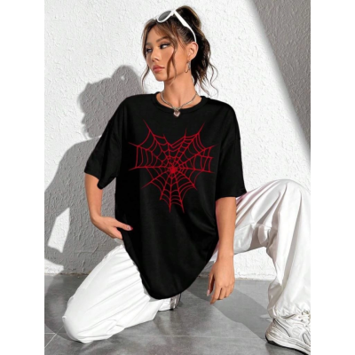 Baskılı T-shirt - Siyah Baskılı T-shirt - Siyah
