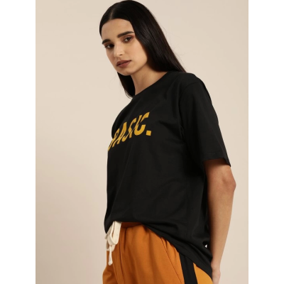 Baskılı T-shirt - Siyah Baskılı T-shirt - Siyah