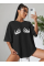 Baskılı T-shirt - Siyah Baskılı T-shirt - Siyah