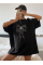 Baskılı Oversize T-shirt - Siyah Baskılı Oversize T-shirt - Siyah