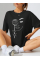Baskılı Oversize T-shirt - Siyah Baskılı Oversize T-shirt - Siyah