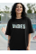 Baskılı Oversize T-shirt - Siyah Baskılı Oversize T-shirt - Siyah