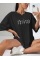 Baskılı Oversize T-shirt - Siyah Baskılı Oversize T-shirt - Siyah