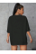Baskılı Oversize T-shirt - Siyah Baskılı Oversize T-shirt - Siyah