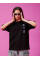 Baskılı Oversize T-shirt - Siyah Baskılı Oversize T-shirt - Siyah