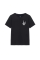 Erkek Baskılı Oversize T-shirt - Siyah